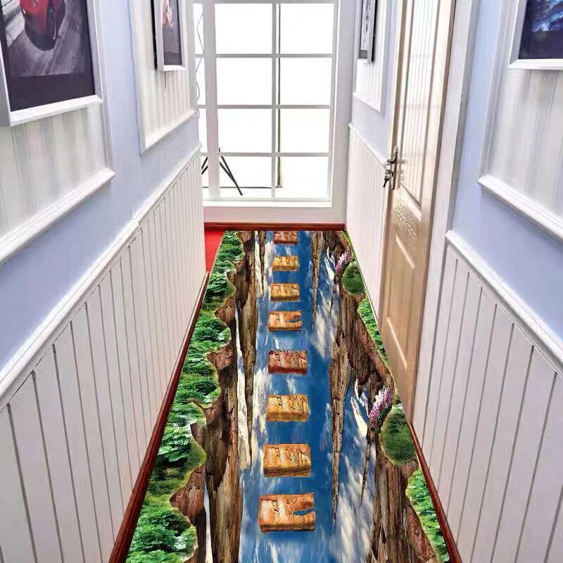 Moderní luxusní dlouhé koberce do chodby, rohož na schody, hotelové podlahové rohože, geometrický koberec do obývacího pokoje, kuchyně, rohož do chodby, tapis, alfombra