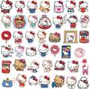 Hello Kitty Stickers, 100-Piece Set, Cute Anime Stickers for Crayon Shin-chan, Waterproof Decals, Cute and Stylish Cartoon DIY Stickers, Great Gifts