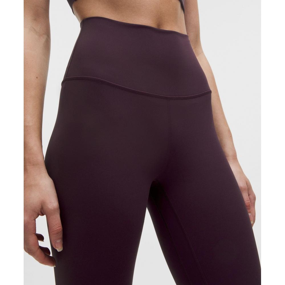 Lululemon Align  High Rise Crop 23  Black Plum