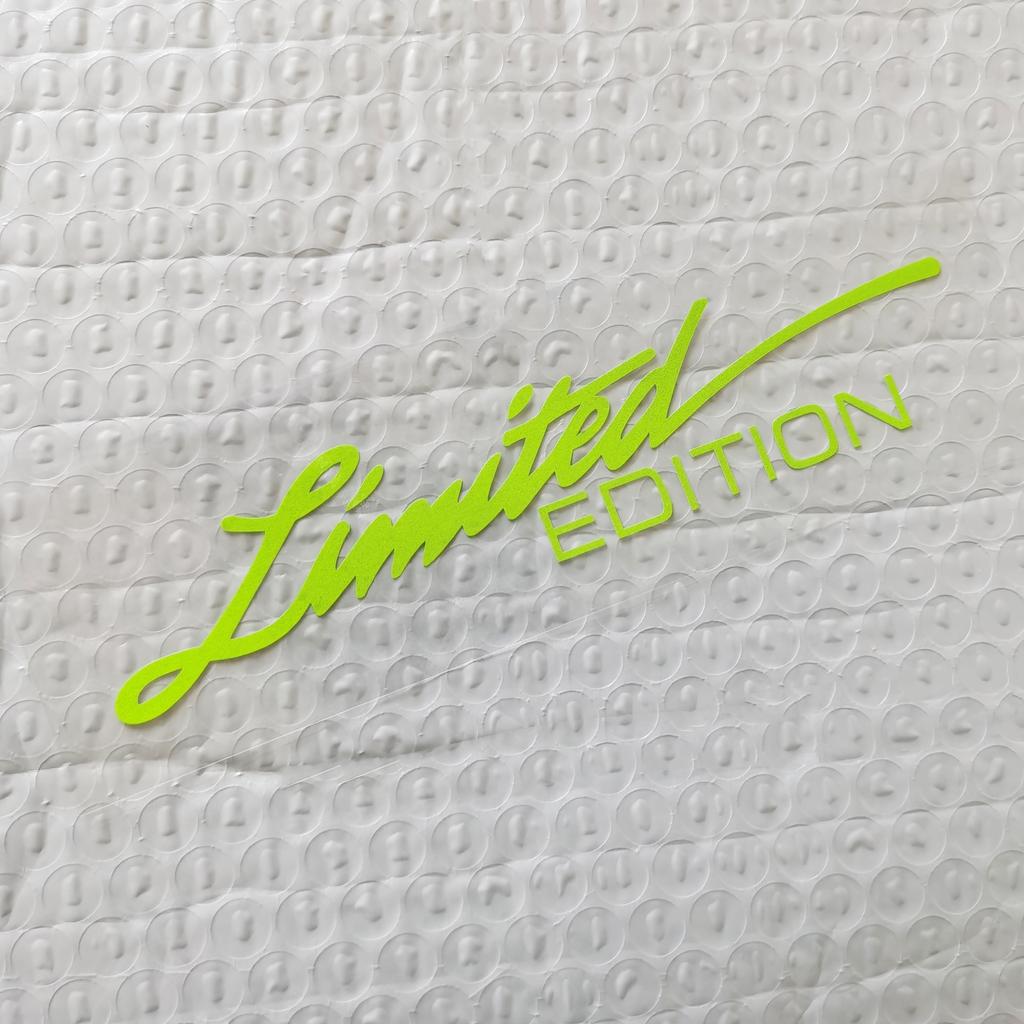 Limited Edition Motorcycle Stickers, Waterproof Reflective Vinyl Decal, Car Body Exterior Styling Accessories