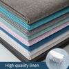 Cotton Linen Fabric By The Meter for Upholstery Sofa Cover Pillowcase Cushion Diy Sewing Textile Cloth Thickened Wearable Plain