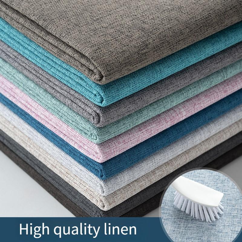 Cotton Linen Fabric By The Meter for Upholstery Sofa Cover Pillowcase Cushion Diy Sewing Textile Cloth Thickened Wearable Plain