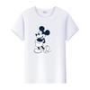 Vintage Cartoon Tshirt Mickey Mouse Tops Graphic Clothes Summer Blouses Short Sleeve T-shirt White Tees Unisex