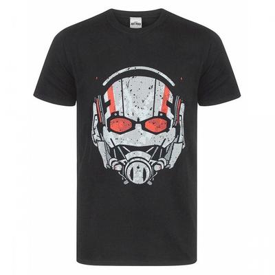 Camiseta masculina de algodão com capacete do Homem-Formiga