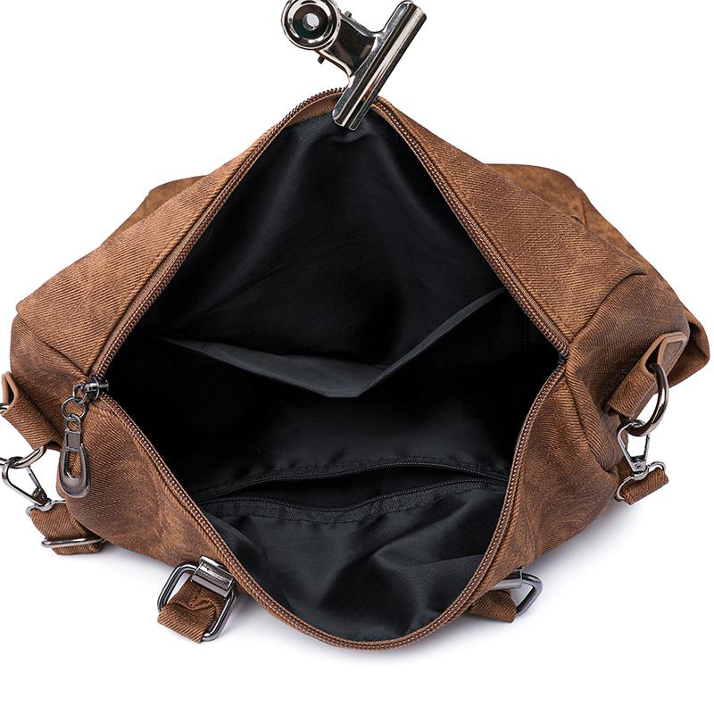 Multifunkční batoh dámský měkká kůže taška přes rameno kabelka