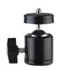 Rotary Mount Hot Shoe Ball Head 1/4" Screw Tripod Ball Head  for DSLR/DV