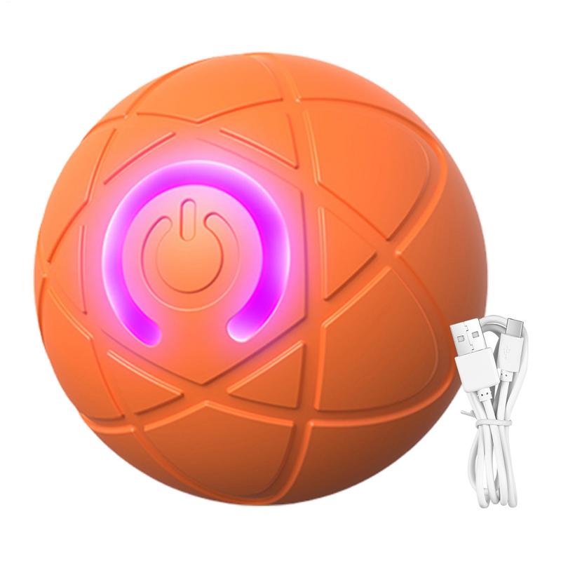 Smart Cat Dog Rolling Ball Toys Rechargeable Cat Toys Ball Motion Ball Self-moving Kitten Toys for Indoor Interactive Playing