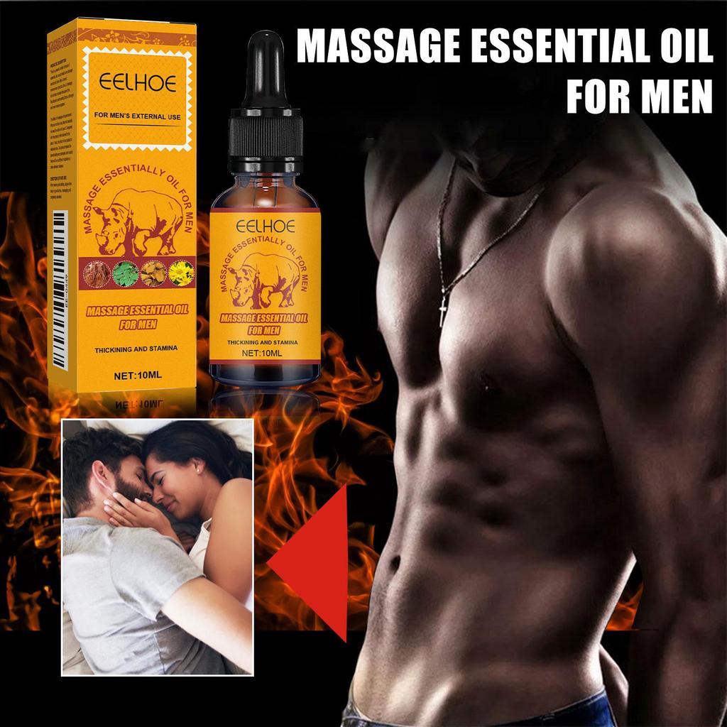 EELHOE Men's Massage Oil Men's Maintenance Massage Body Care Maintenance Essential Oil (for External Use)