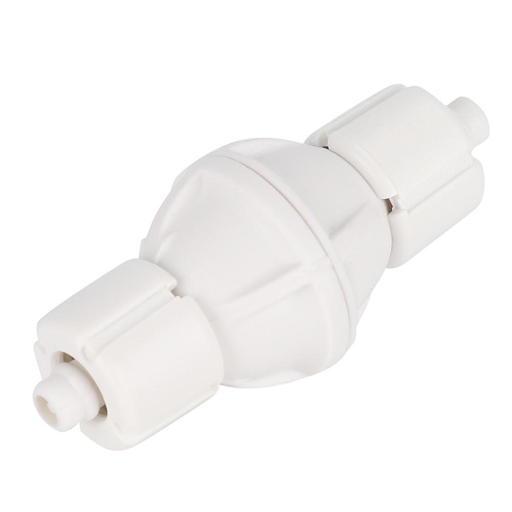 Plastic White Aquarium Anti Explosion CO2 Check Valve Fish Carbon Dioxide Non Return System