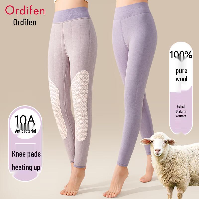 

Женские термобрюки Audifen с наполнителем из 100% шерсти и флисовой подкладкой 3XL (110-140 catties)