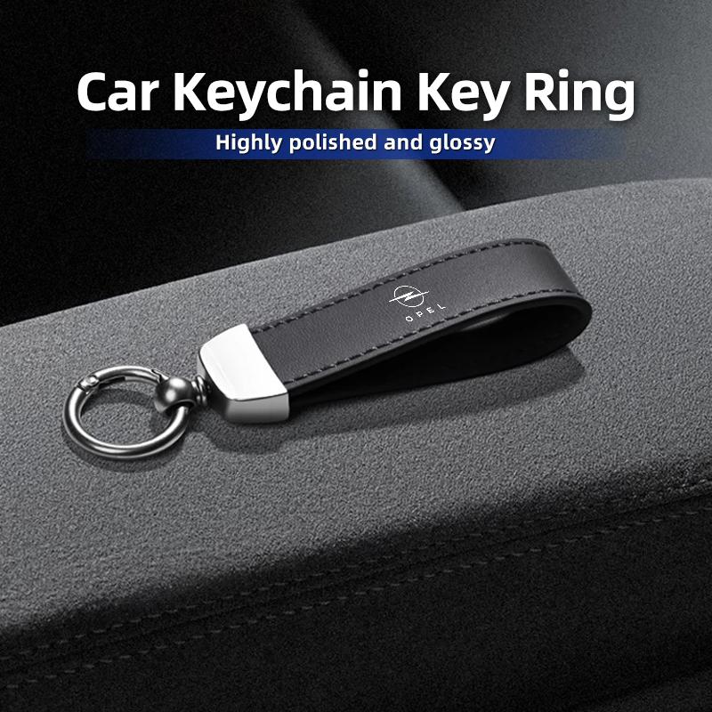 Car PU Leather Keychain Auto Accessories For Opel Astra Insignia Corsa Zafira Meriva Mokka Vivaro Vectra Antara Ampera Grandland