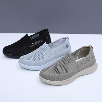 Fashion Men's Loafers Summer Breathable Mesh Casual Shoes Comfort Walking Flats Outdoor Non Slip Sneakers Canvas Flats Zapatillas Hombre