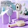 Electric Spray Air Cushions Massage Comb 3 In 1 Self Cleaning Steam Essential Oil Brush Rechargeable Spray Scalp Massager Combs