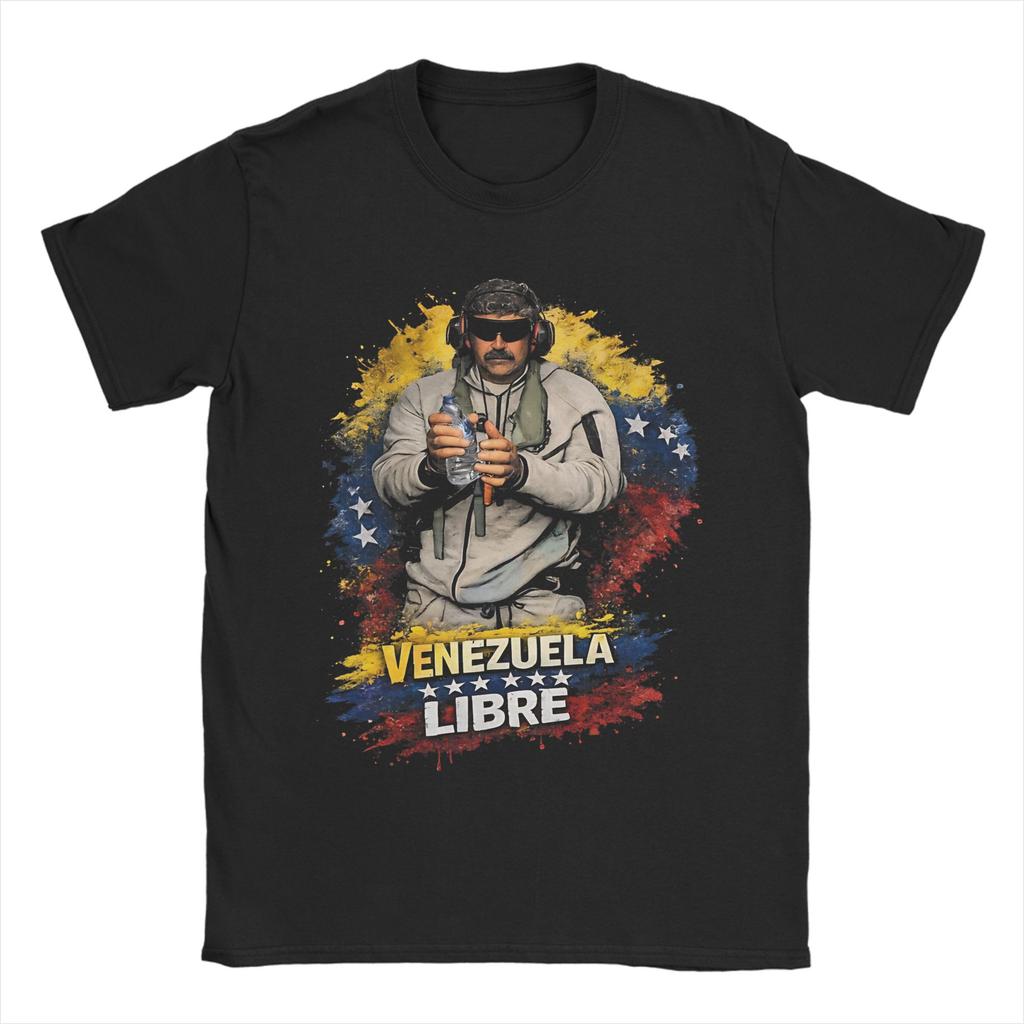 New Unisex s and Women s Tshirt Nicolas Maduro Captures Venezuela 2026 Summer Fashion Unisex s Women s Tshirt Y2K Cotton