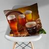 Drinks Beer Alcohol Art pillow over living room sofa cushion cover home decoration bedroom room bed pillow cover