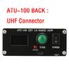 1.8-50MHz Automatic Antenna Tuner 0.91inch OLED Display by N7DDC 7x7 3.2 Firmware Programmed Metal Outcase Finished with Battery