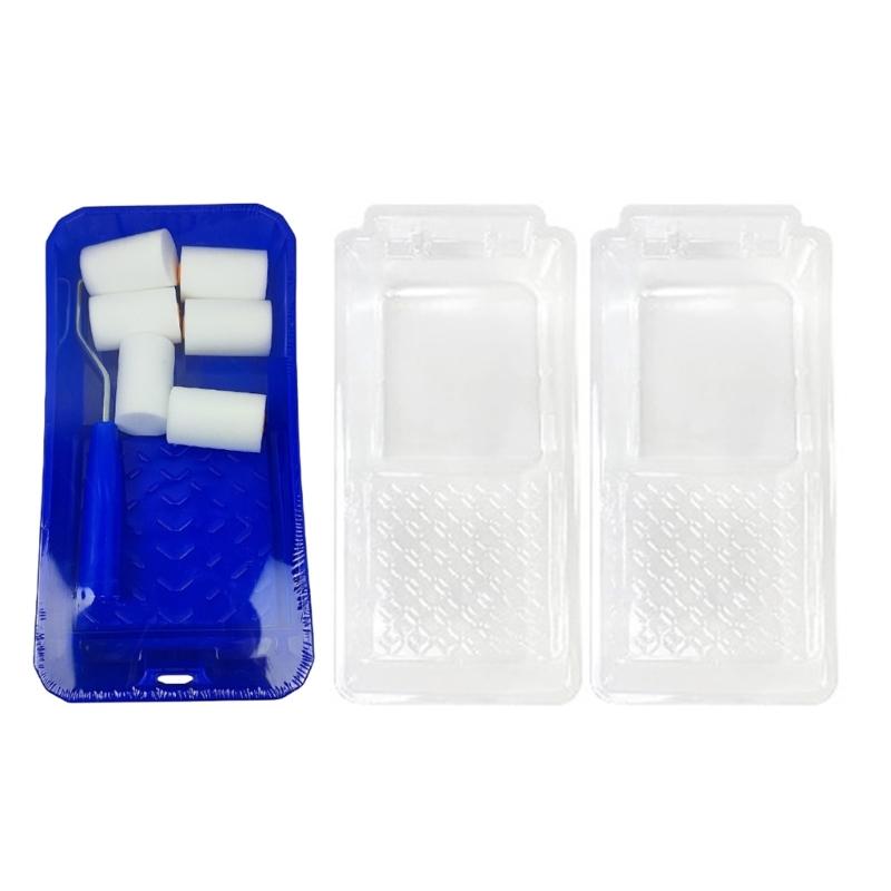 2" Small Foams Paint Paint Roller Brush 2inch Foams Paint Brush Paint Roller with Tray Perfect for Painting Narrow Area