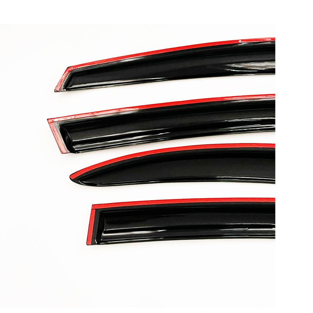 4 Pcs of the Latest Model Car Window Sunshade for Civic 2006-2011, Window Visor Rain Guards Window Visors Window Rain Guards