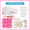 DIY Shoes Crocheted Material Hand-woven Summer Hook Soles Anti-kick Rubber Soles+Hollow Line Knitted Slippers Short Boots