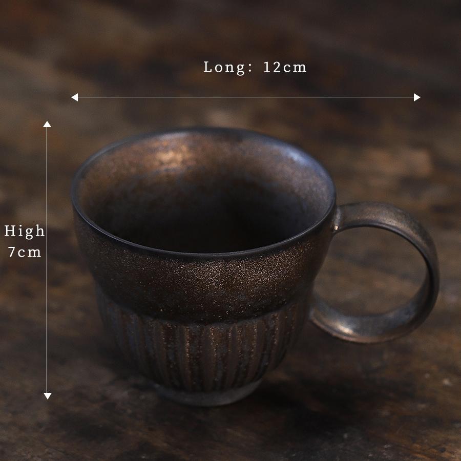 Creative Vintage Ceramic Cup, Personality 200-280ml , For Afternoon Tea, Milk Tea, Mug, Minimalist Style, Coffee Cup,  Water Cup