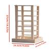 Versatility Wood Rabbit Feeder Practical Rabbit Hay Rack for Rabbit Owners Seeking Efficient Meal Solution Long Lasting