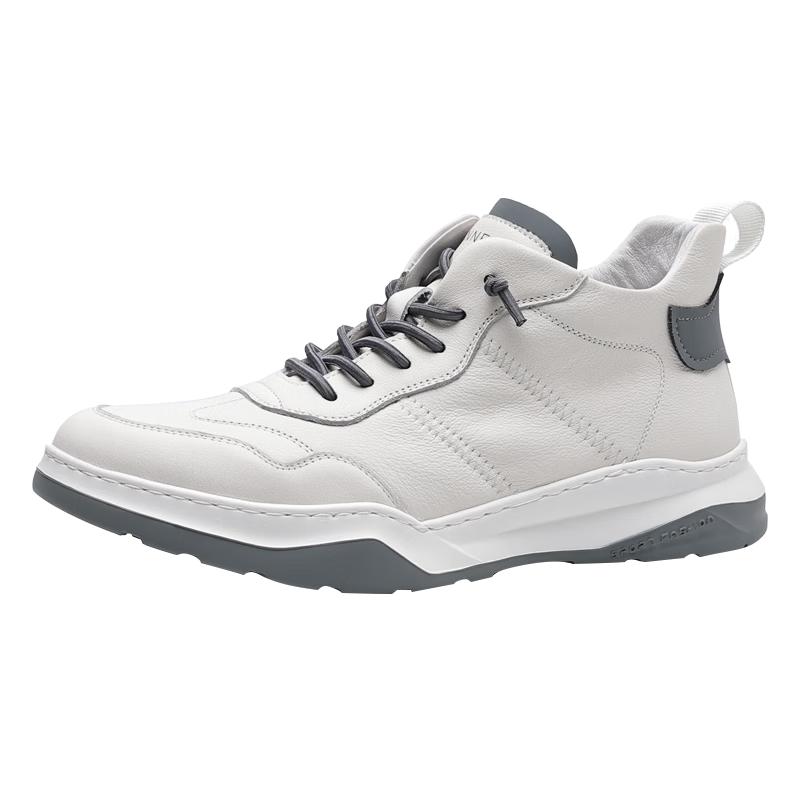 C.BANNER Men s Genuine Leather White Casual Skate Shoes EU 43 белый
