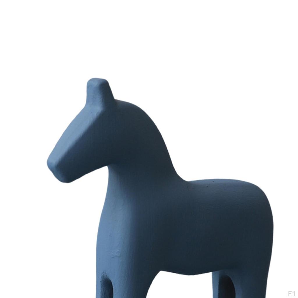 Horse ,Trojan Statue Figurine, Furnishings ,Animal Ornament Home Decor for Office Porch Bedroom