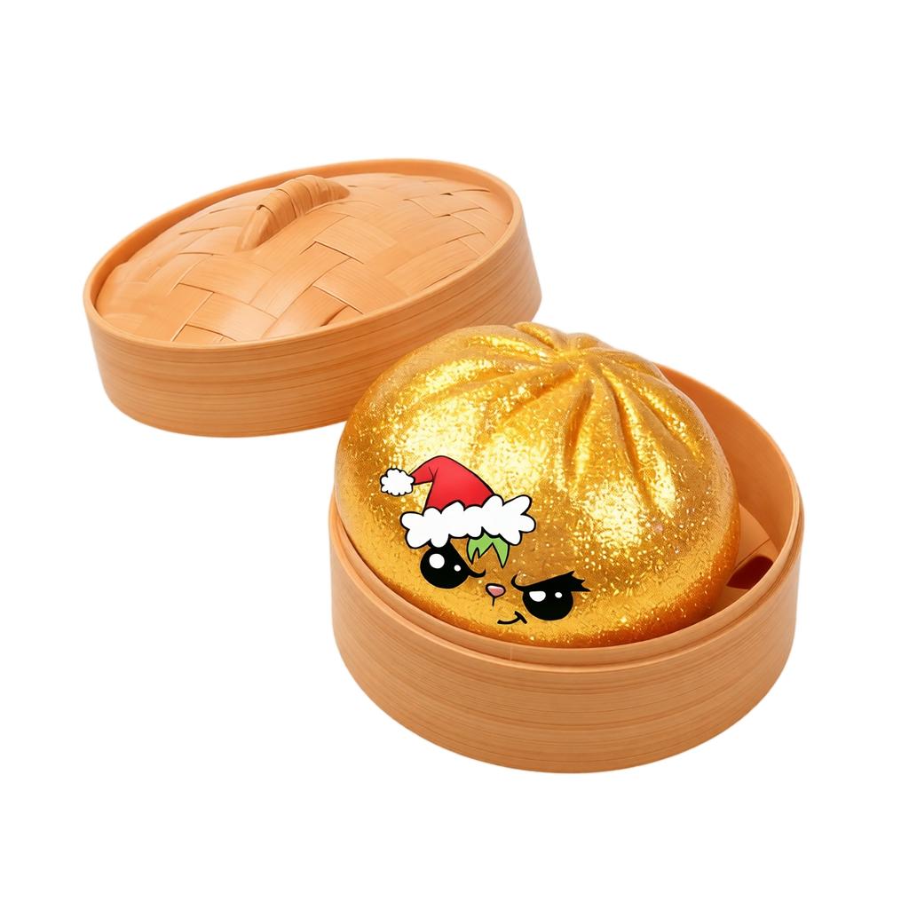 Christmas Toy Slow Rising Bun-Shaped Stress Toys for Kids and Adults Fun