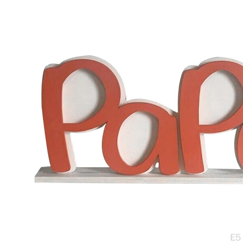 Picture Photo Holder Display on Tabletop, Gift Birthday or Grandpa Papa Husband