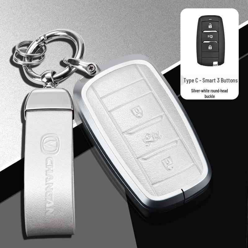 Changan Car Key Cover for Third Gen CS75 Plus, Yidong Plus, CS55, and CS35 Plus