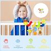 Cartoon Plush Bed Bell Crib Mobile Colorful Animal Spirals Activity Toy for Baby Sensory Visual Auditory Development