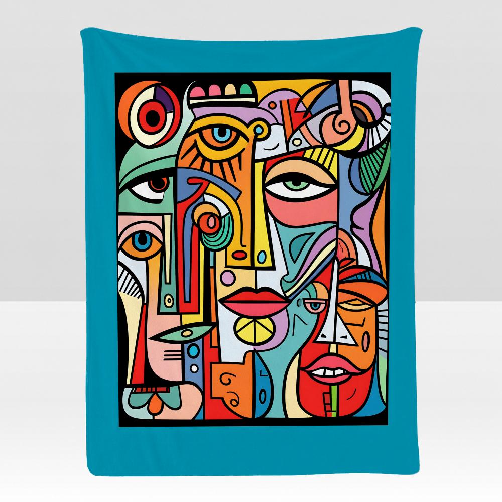 artist PPablo PPicasso Throw Soft Flannel Blanket for Bed Bedroom Sofa Picnic Throw Skinfriendly Breathable Gift Cover