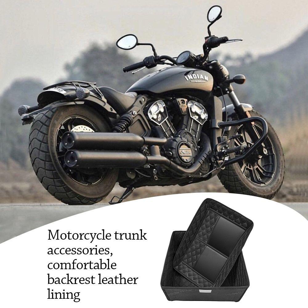 PU Trunk Protector Waterproof Leather lining Universal Tail box accessories Motorcycle