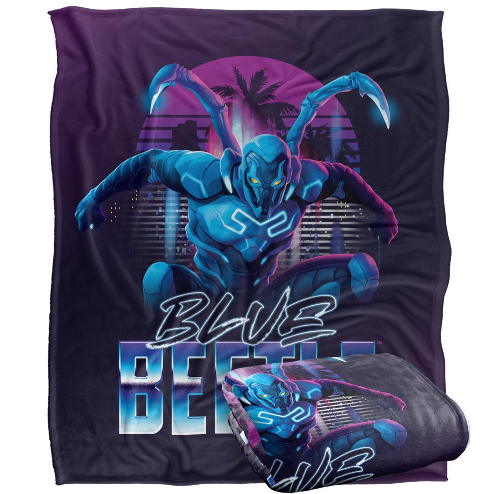 Blue Beetle Pose Blanket