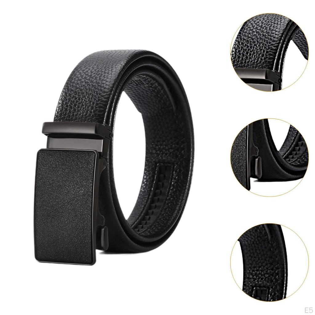 Men Belt Casual Automatic Buckle Elegant Dress for Pants Birthday Gift