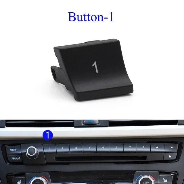 Dashboard Console Air Conditioning AC Vent CD Player Control Cap AC Button Key Replacement For BMW F20 F21 F22 F30 F35 F34 F36