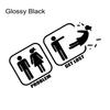 Car Stickers Man Woman Relationship Problem Get Lost Funny Vinyl Decal For Auto SUV Truck Window Bumper Waterproof Accessories