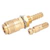8mm Pair of Water Cooled & Gas Adapter Quick Connector Fitting for MIG TIG Welder Torch