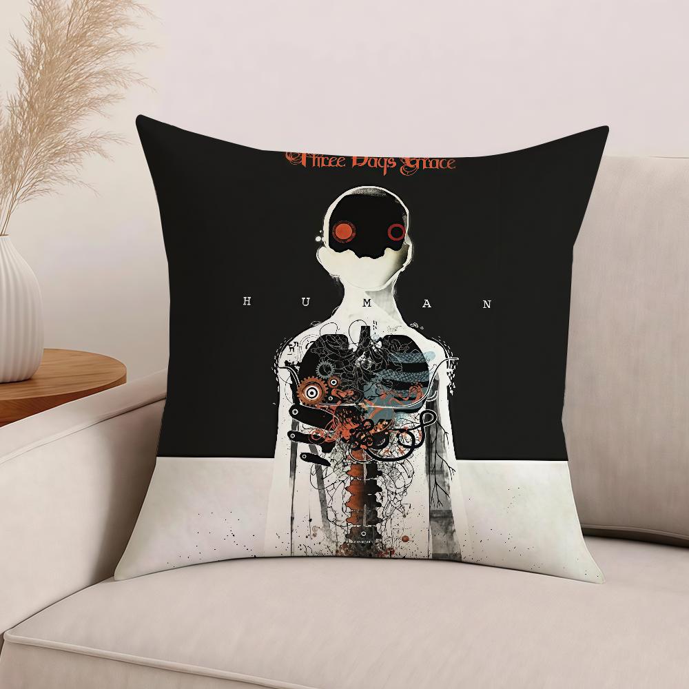 Band T-Three D-Days G-Grace Pillow Case Office Cushions Suitable For Sofa Car Bedroom Decorative Cushion Cover