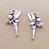 Antique Silver Angel Jewelry Charms, 100 Pcs, 1.4g Each - Retro DIY Accessories