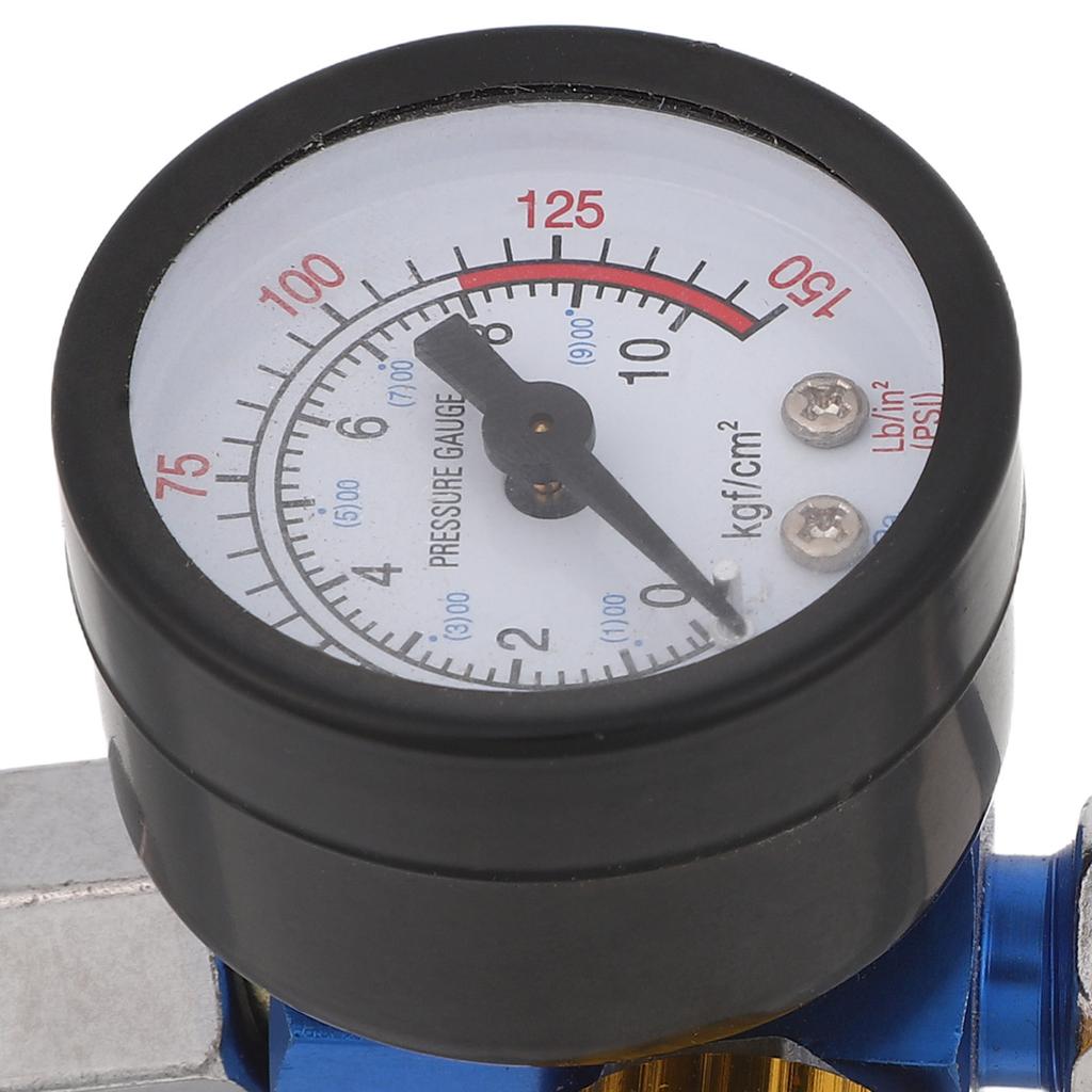 Spray Gun Pressure Regulator Inline Air Compressor Oil-Water Separator Precise Air Pressure Control Paint Sprayer Gauge