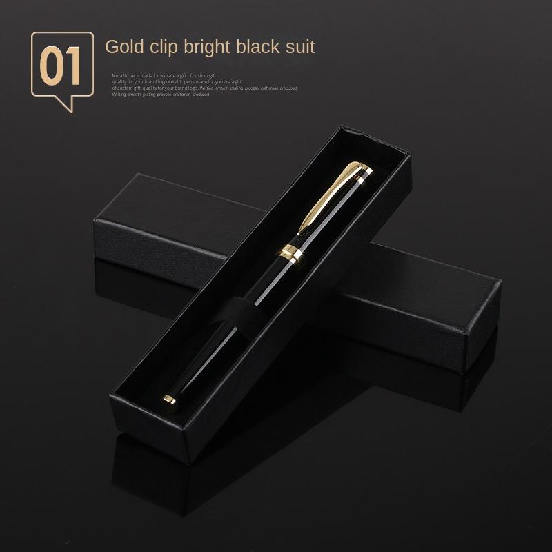 Metal Ballpoint Pen Rollerball Pen Medium Oil Pen Small World Cap Set Birthday Gift DIY Pen