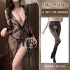 Sex Underwear Long Sexy Mesh Perspective Suspender Straps Pure Desire Loose Nightgown Lace