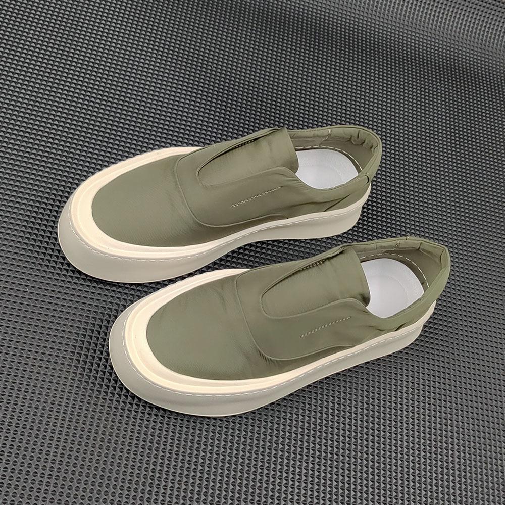 Fashion Ice Silk Men Casual Shoes Platform High-quality Men's Shoes Outdoor Breathable Sneakers Male Designers Footwear Tenis Hombres