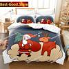 Christmas Bedding Set Duvet Cover Set 3d Bedding Digital Printing Bed Linen Queen Size Bedding Set Fashion
