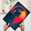 Spartan Warrior With Retro Sunset Tinplate Poster Customized Wall Art Vintage Retro Metal Signs for Home Decor Decoration Garage