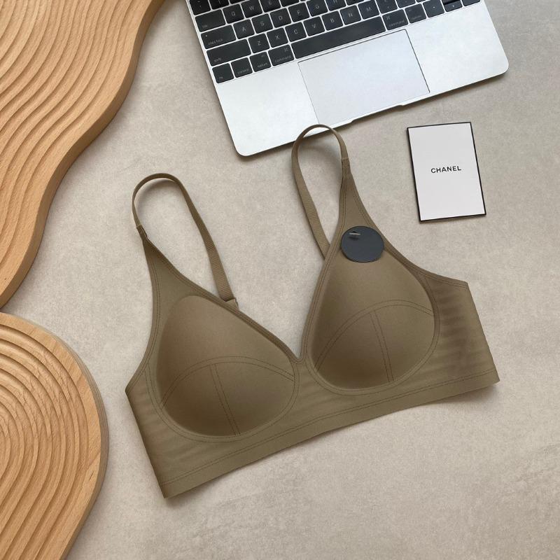 Cloud seamless nylon underwear women's spring thin small breasts gathered anti-sagging comfortable soft support bra