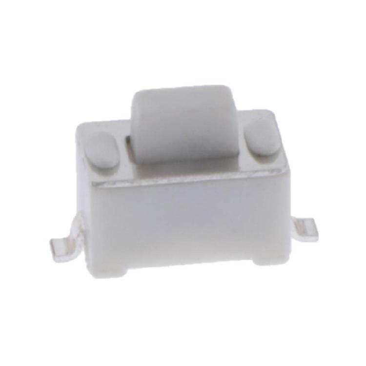 10Pcs Two Pin Patches Button Switches Tact Switches Push Button Replacement Self Resetting Type Microswitch White Button