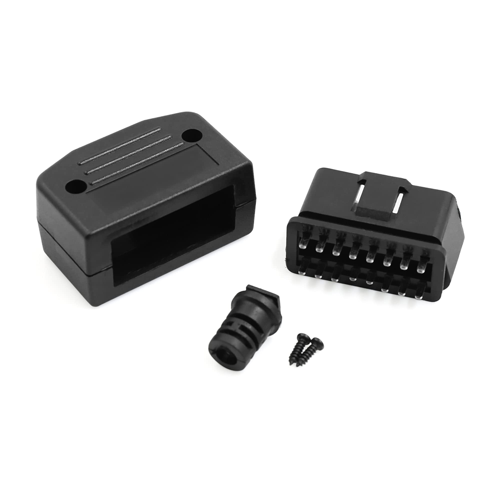 

uxcellOBD2 Connector 16 Pin Adapter Socket Shell Kit [Size] 16 Pin Male Adapter