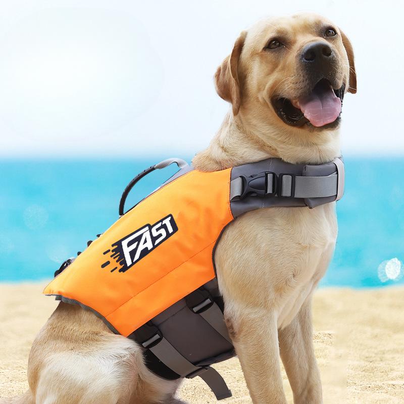 Pet Supplies: Dog Life Jackets, Outdoor Training Medium and Large-sized Dog Life Jackets, Swimming Suits